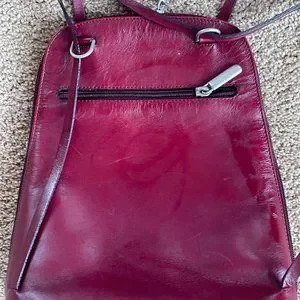 DR Del Rio burgundy leather backpack purse Del Rio | Bags | Dr Del Rio Burgundy Leather Backpack Purse  main image 2